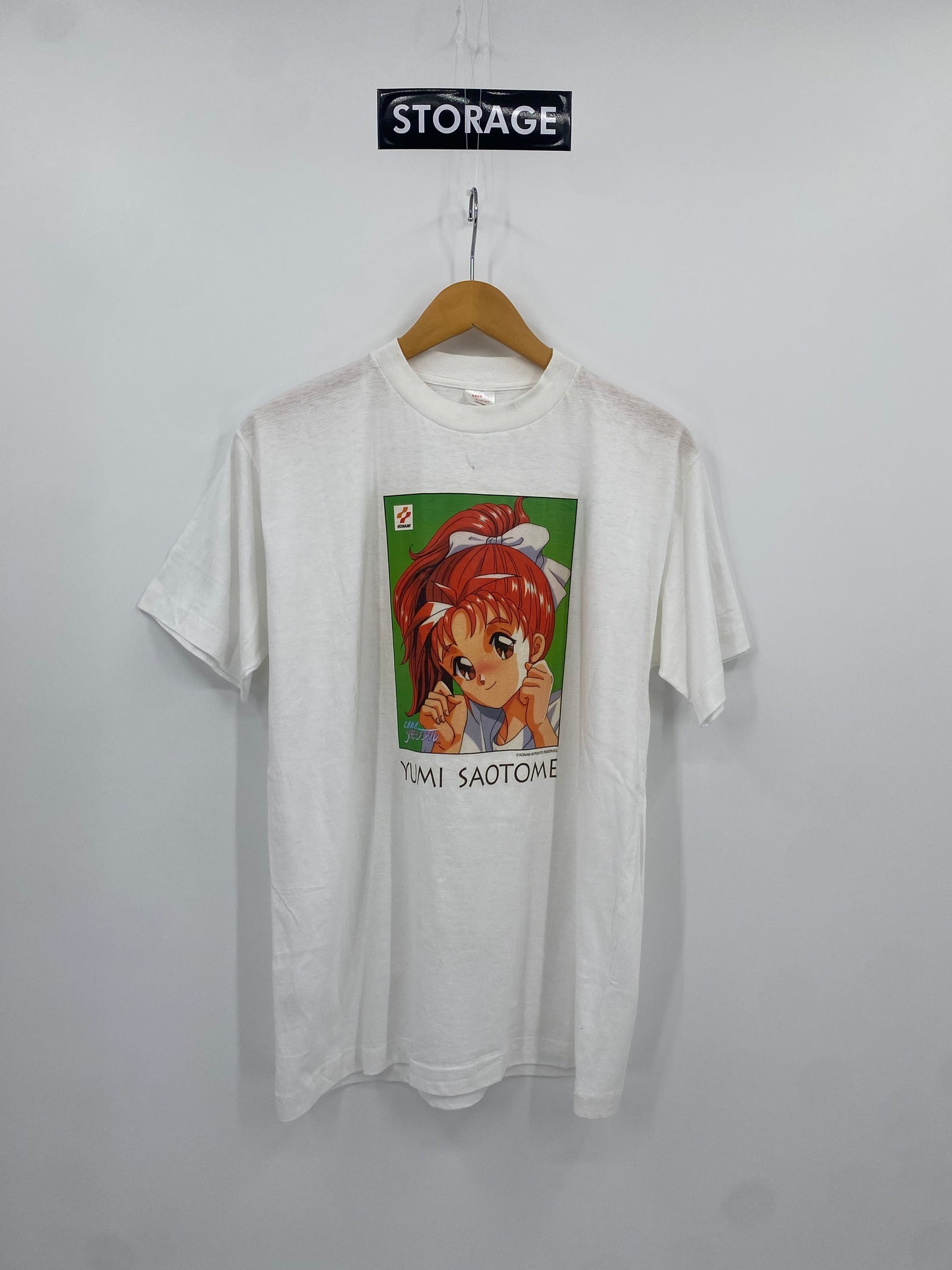 【古着】90s Toki-Memo KONAMI YUMI SAOTOME Short Sleeve Tee