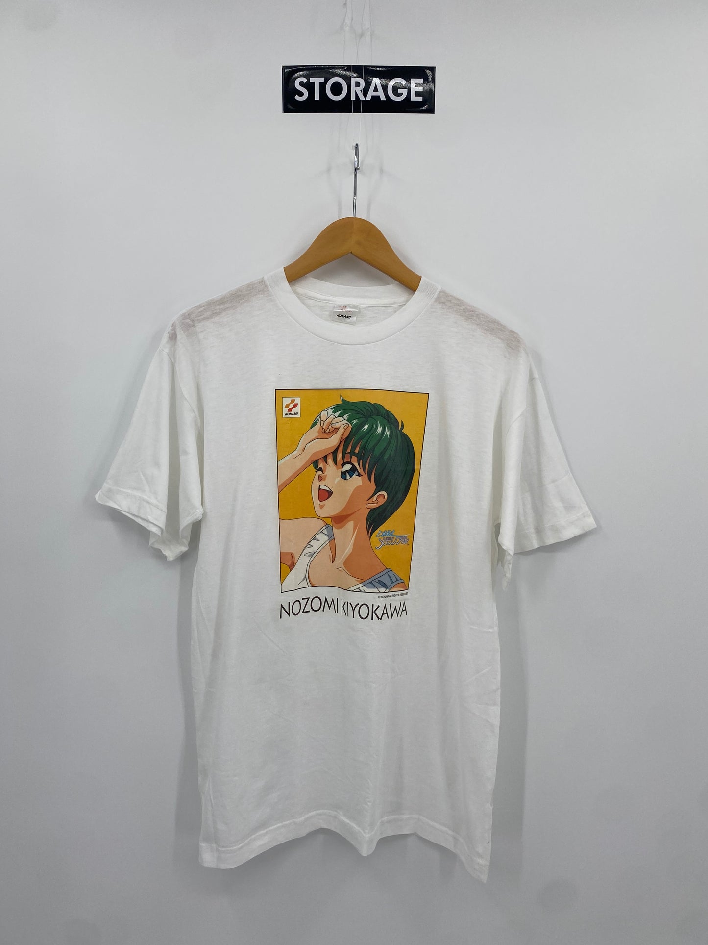 【古着】90s Toki-Memo KONAMI NOZOMI KIYOKAWA Short Sleeve Tee