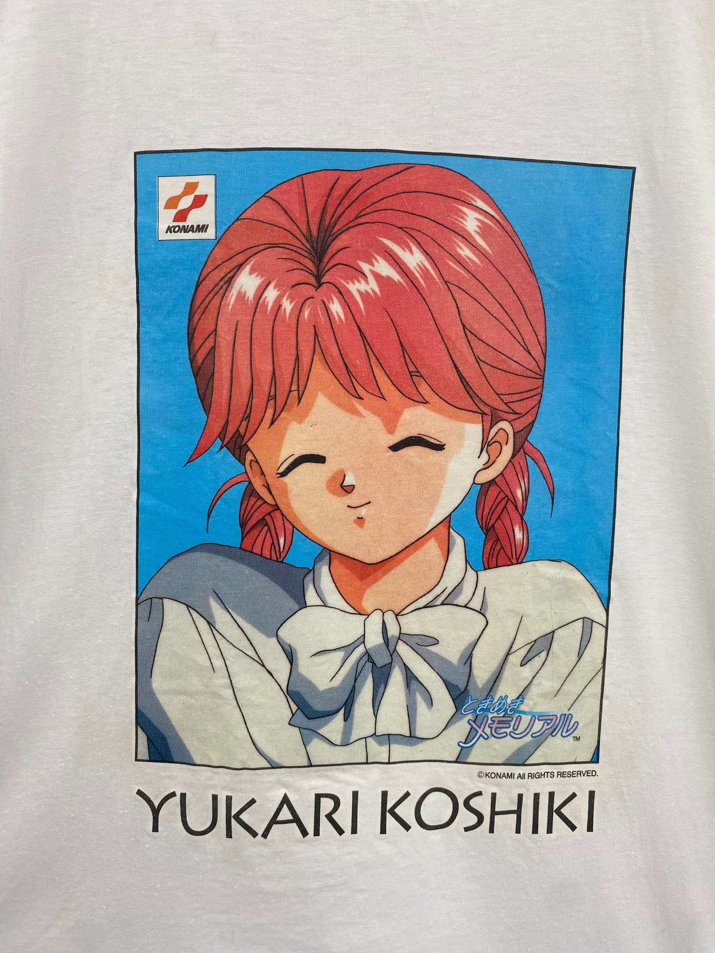 【古着】90s Toki-Memo KONAMI YUKARI KOSHIKI Short Sleeve Tee