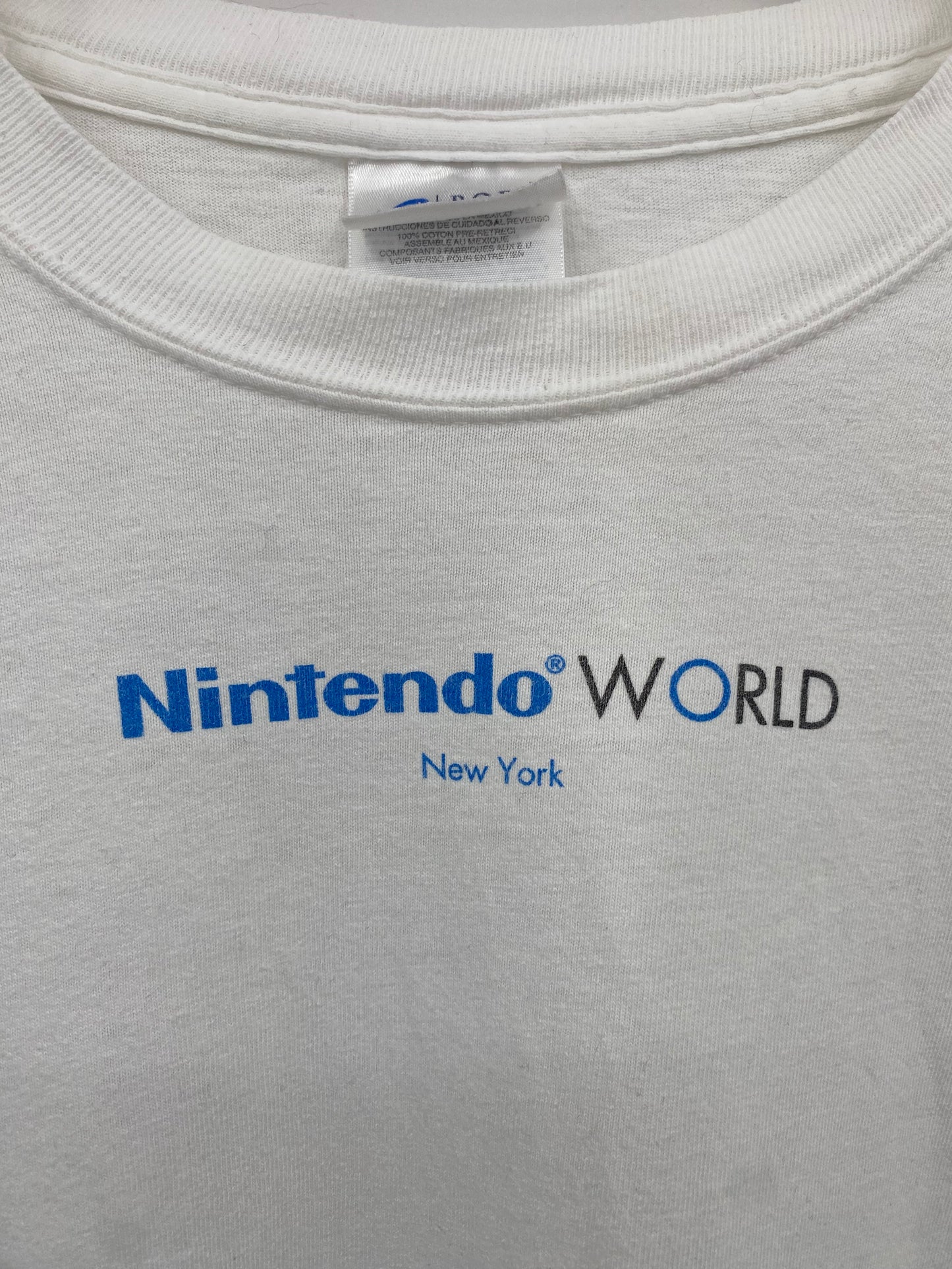 【古着】Nintendo WORLD New York Long Sleeve Tee L