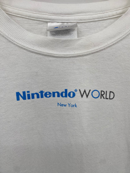 【古着】Nintendo WORLD New York Long Sleeve Tee L