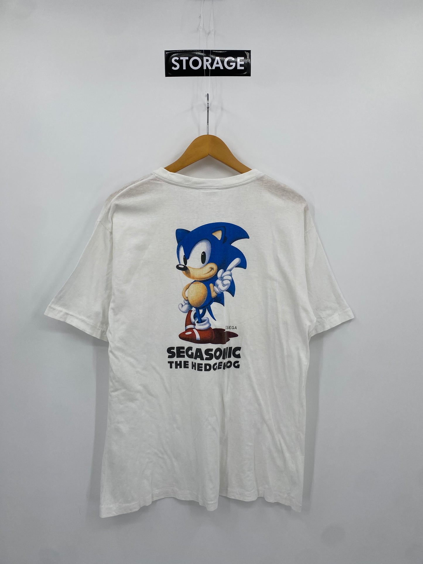 【古着】90s SEGASONIC THE HEDGEHOG Short Sleeve Tee L