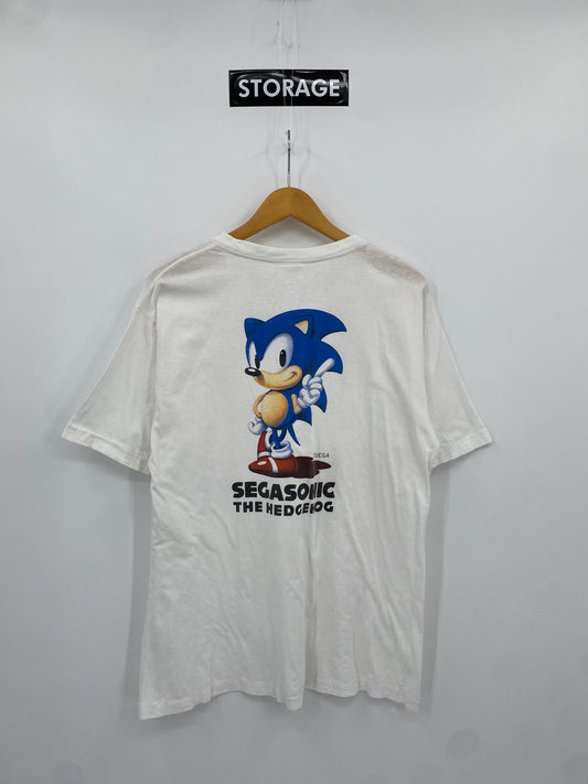 【古着】90s SEGASONIC THE HEDGEHOG Short Sleeve Tee L