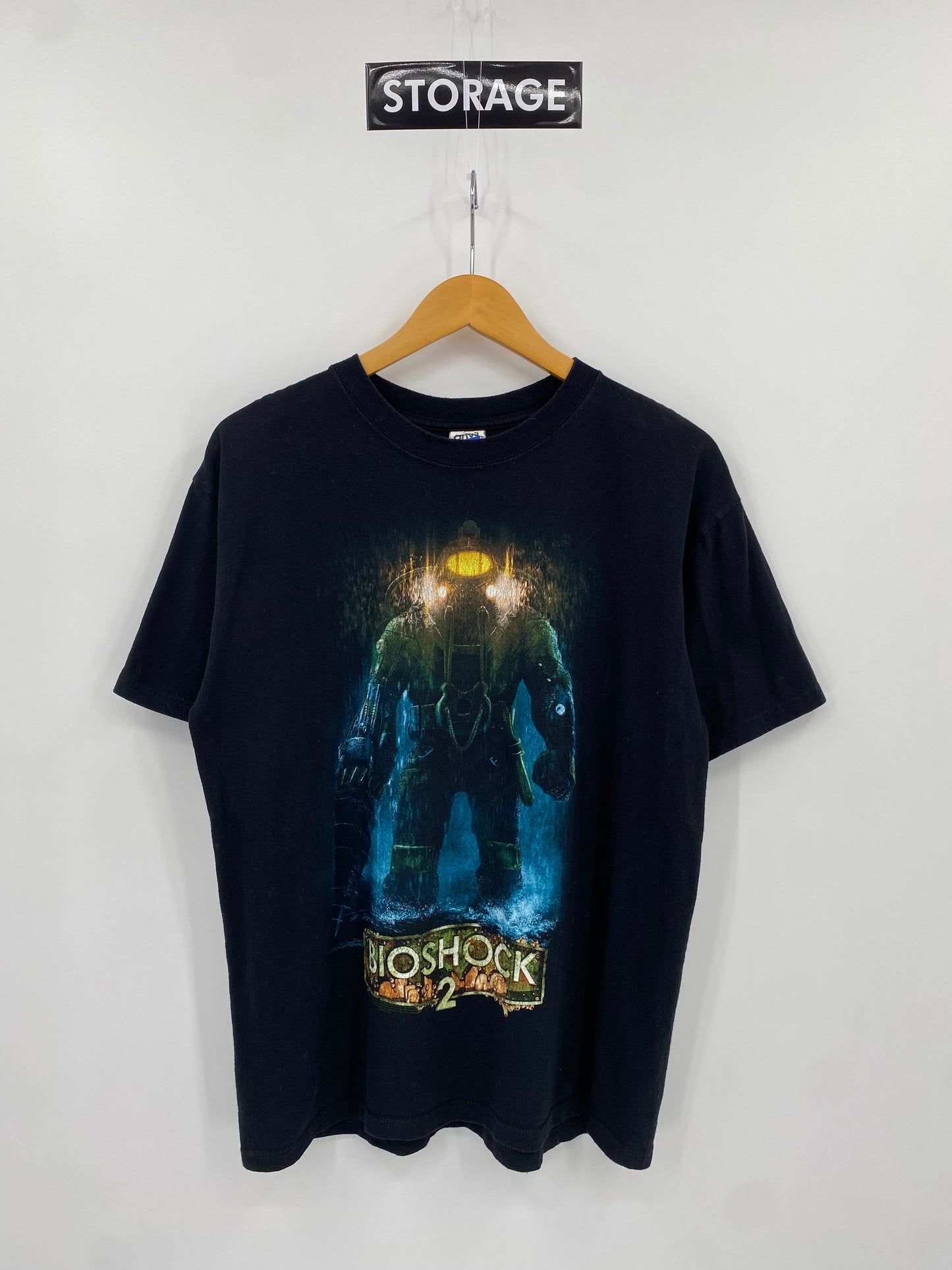 【古着】BIO SHOCK 2 Short Sleeve Tee L