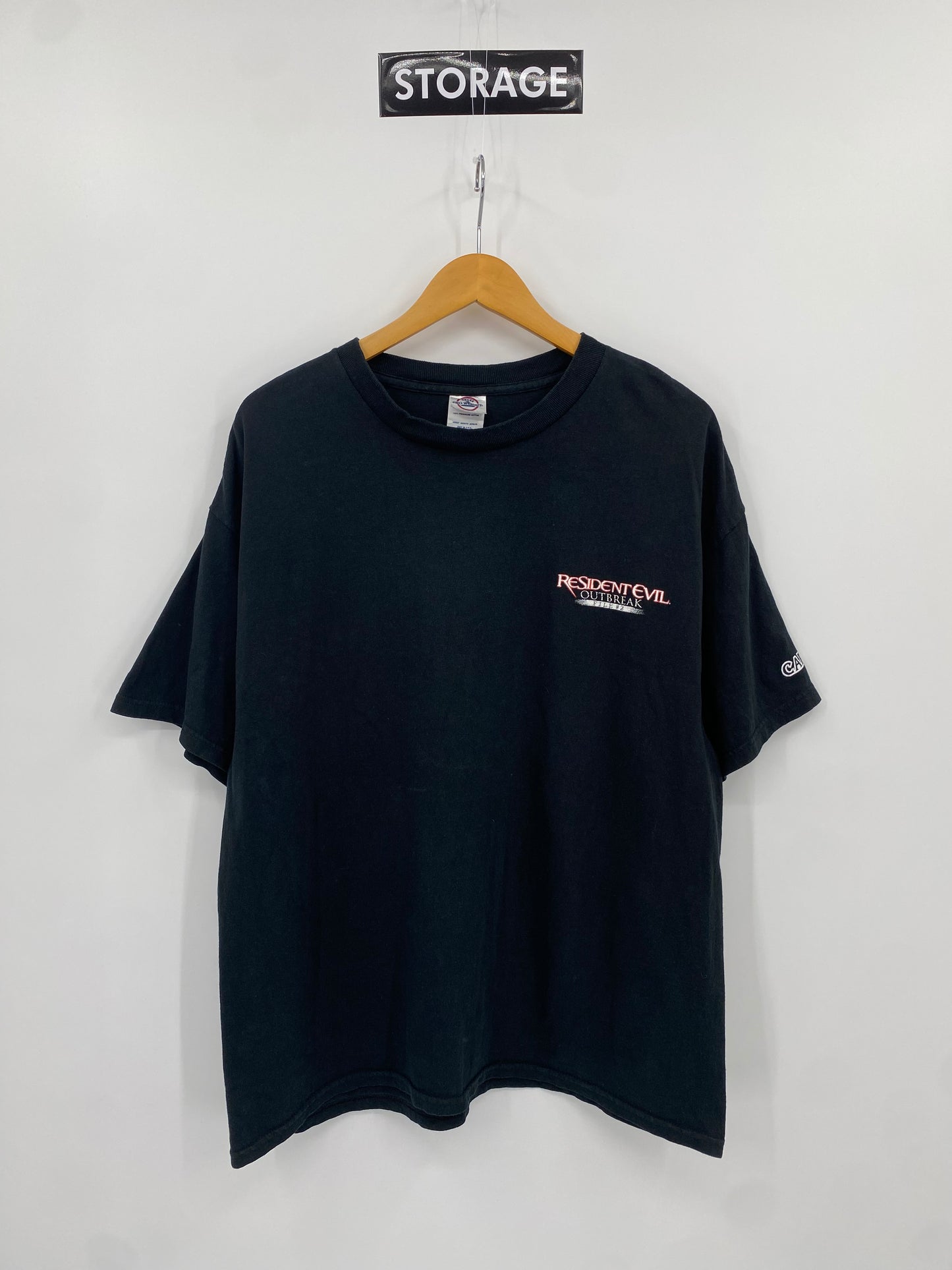 【古着】RESIDENT EVIL OUTBREAK CAPCOM Short Sleeve Tee XL
