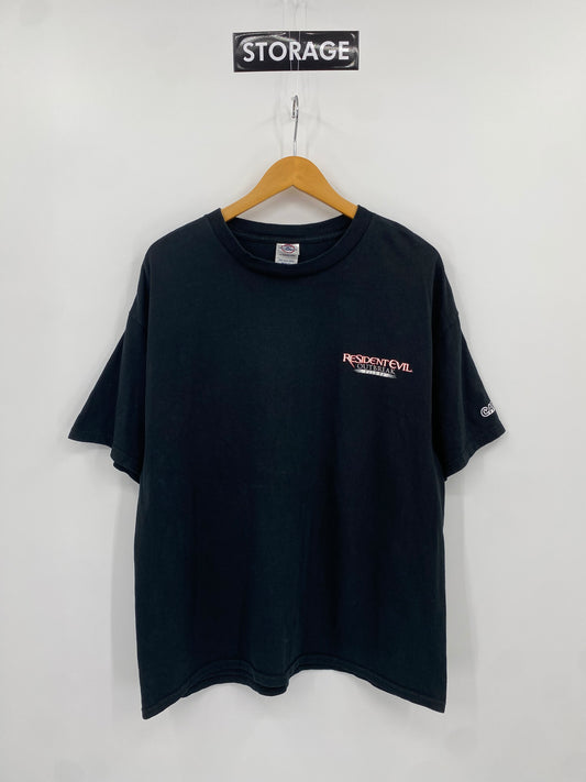 【古着】RESIDENT EVIL OUTBREAK CAPCOM Short Sleeve Tee XL