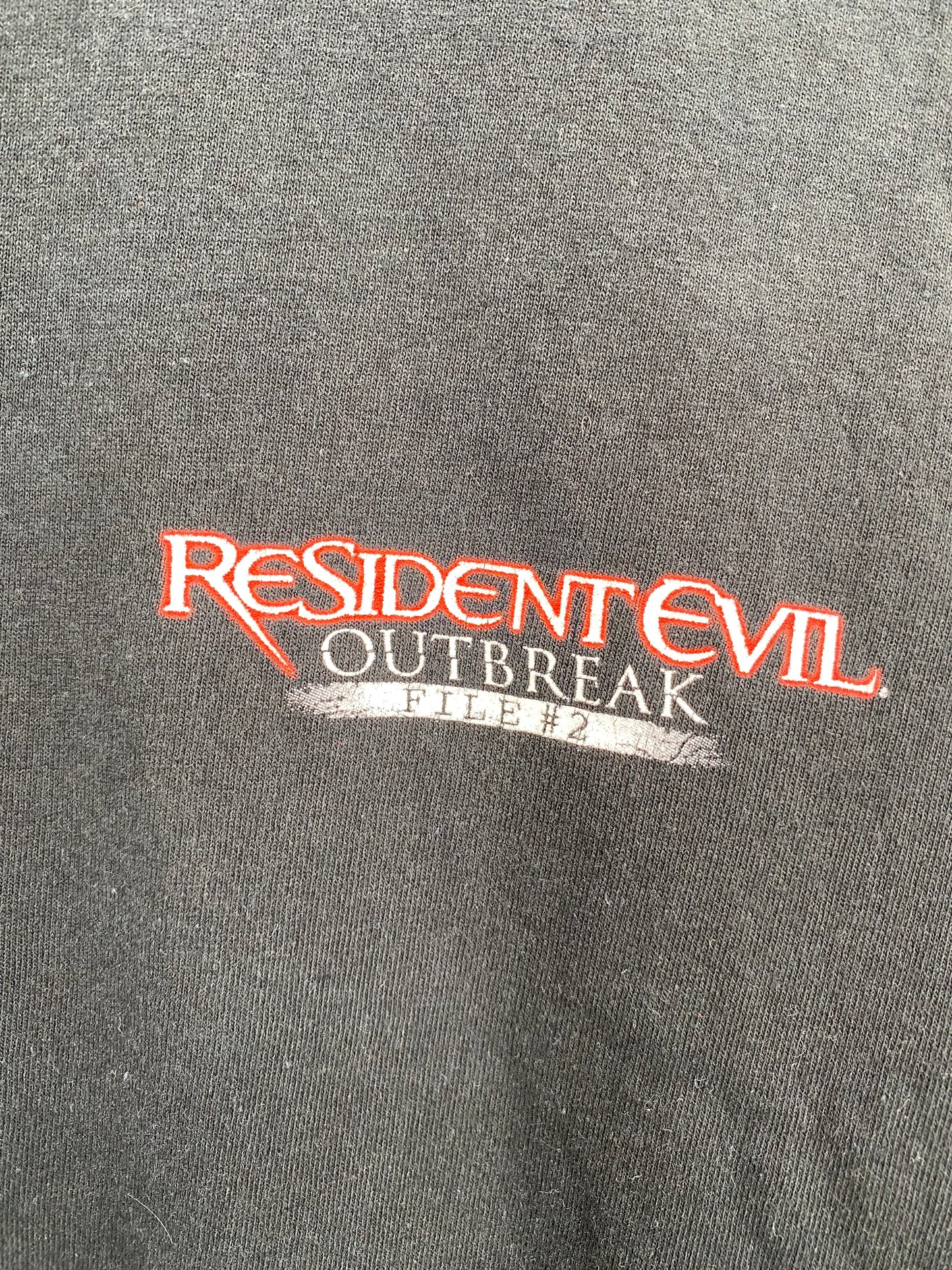 【古着】RESIDENT EVIL OUTBREAK CAPCOM Short Sleeve Tee XL