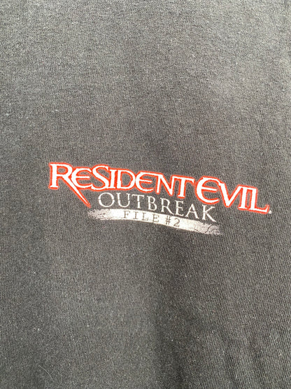 【古着】RESIDENT EVIL OUTBREAK CAPCOM Short Sleeve Tee XL