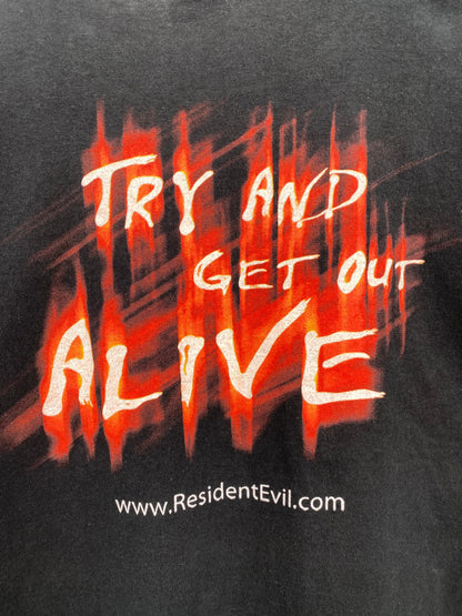 【古着】RESIDENT EVIL OUTBREAK CAPCOM Short Sleeve Tee XL