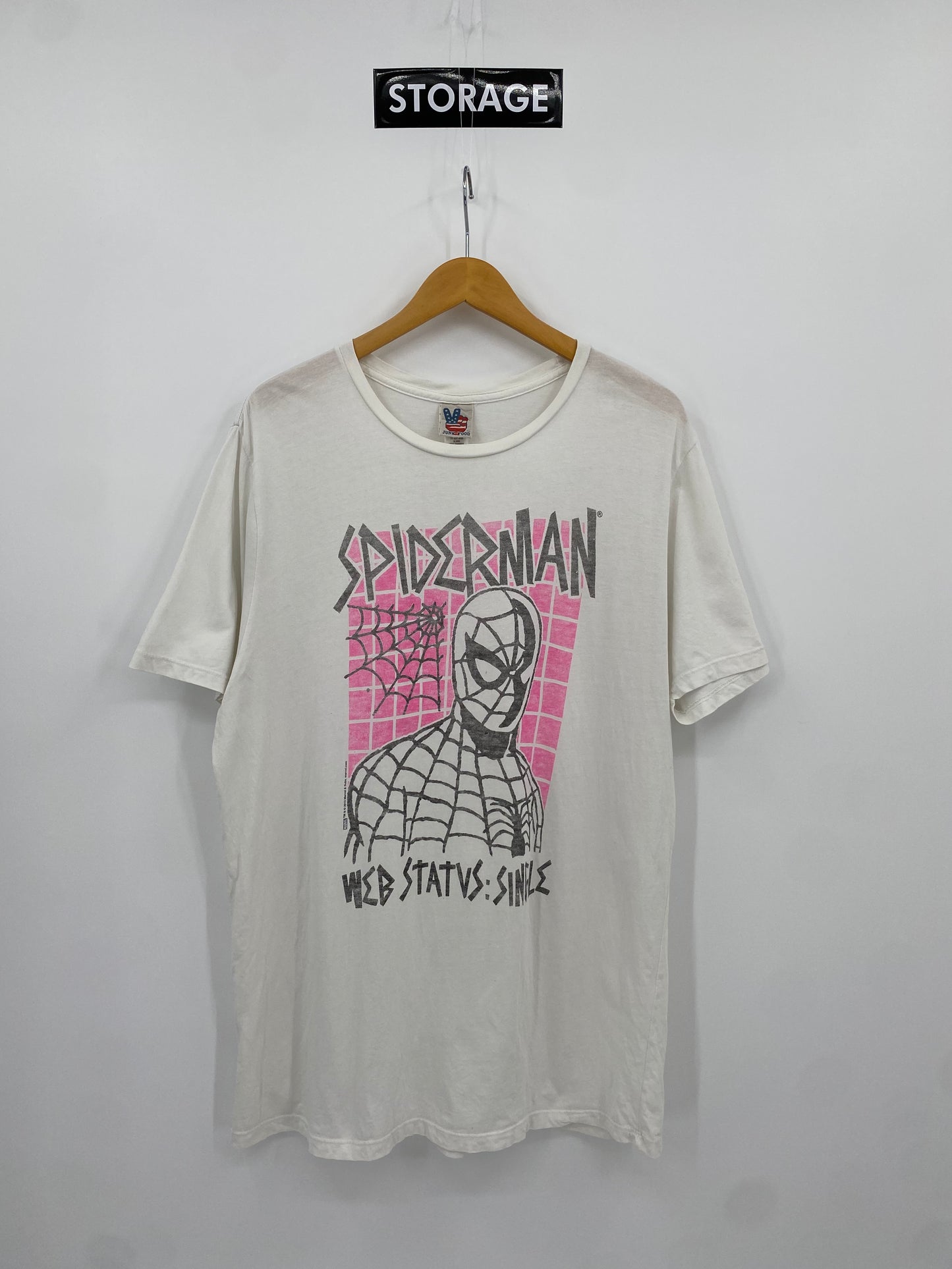 【古着】SPIDERMAN JUNKFOOD Short Sleeve Tee XL