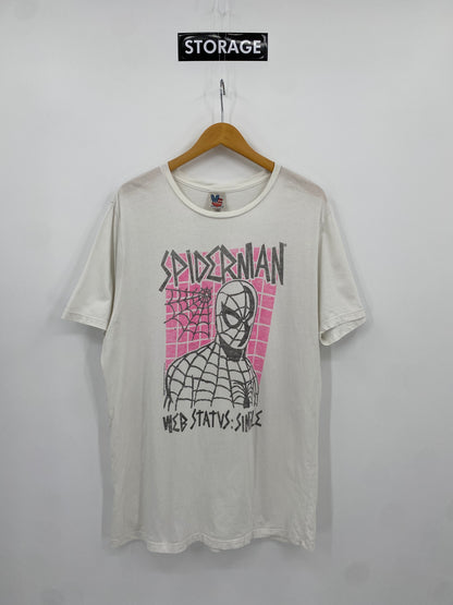 【古着】SPIDERMAN JUNKFOOD Short Sleeve Tee XL