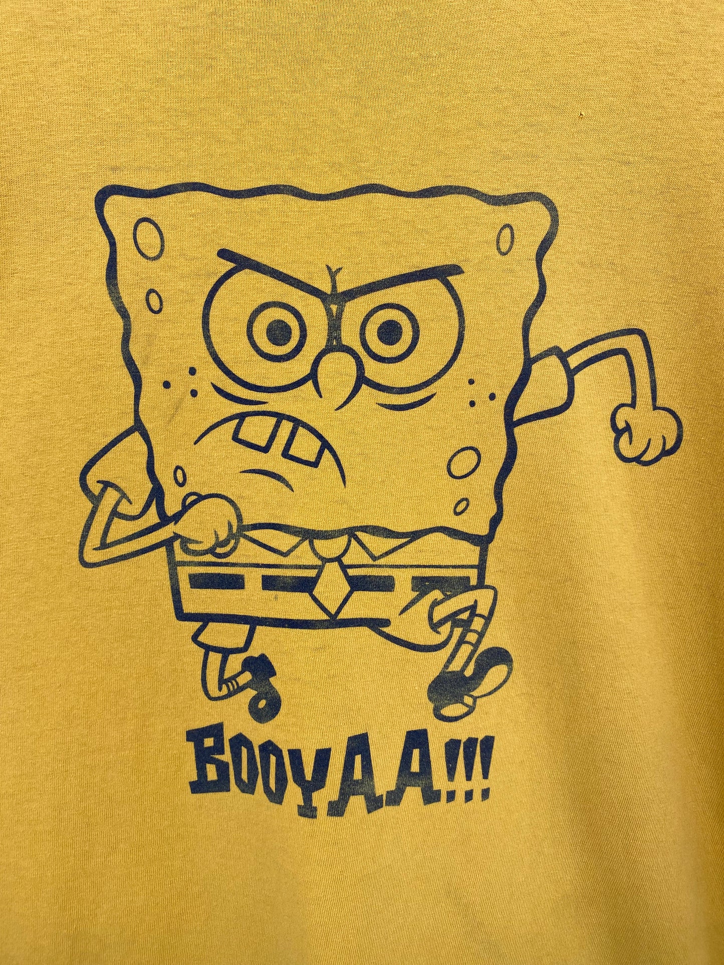 【古着】SpongeBob SquarePants Short Sleeve Ringer Tee L