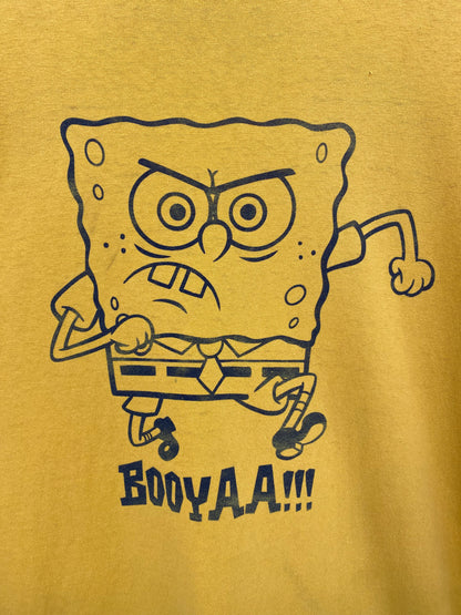 【古着】SpongeBob SquarePants Short Sleeve Ringer Tee L