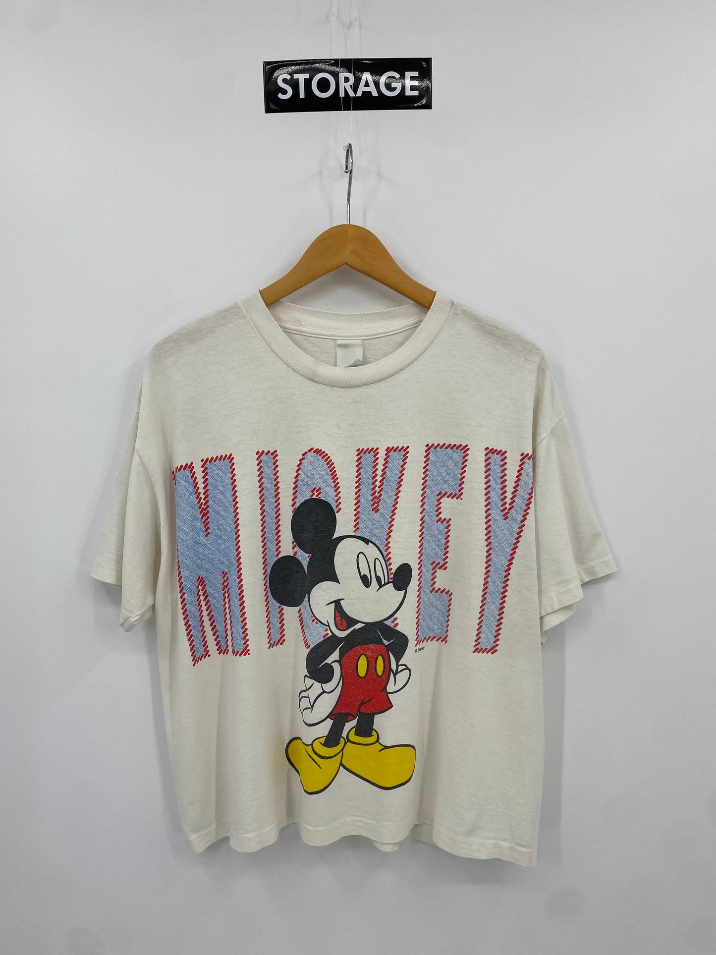 【古着】90s Disney Mickey Mouse Short Sleeve Tee M