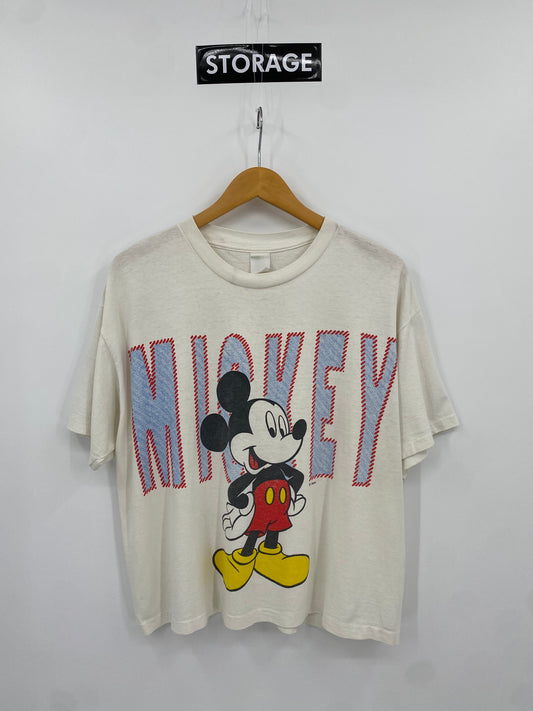 【古着】90s Disney Mickey Mouse Short Sleeve Tee M
