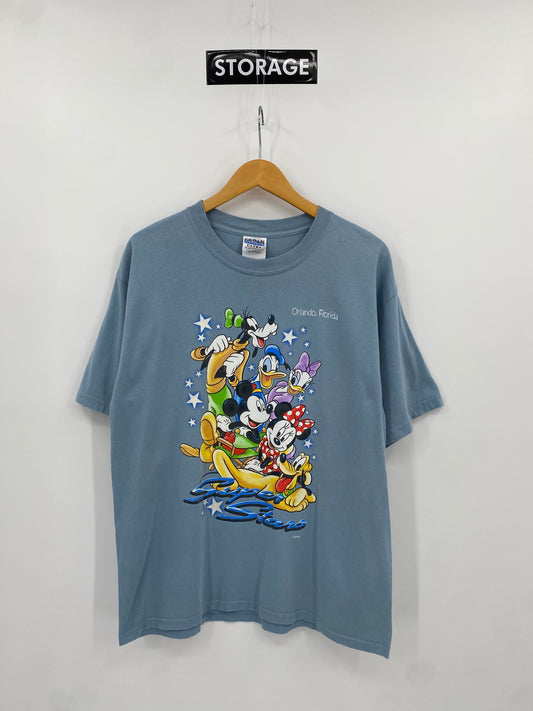 【古着】Disney Mickey Mouse Short Sleeve Tee L