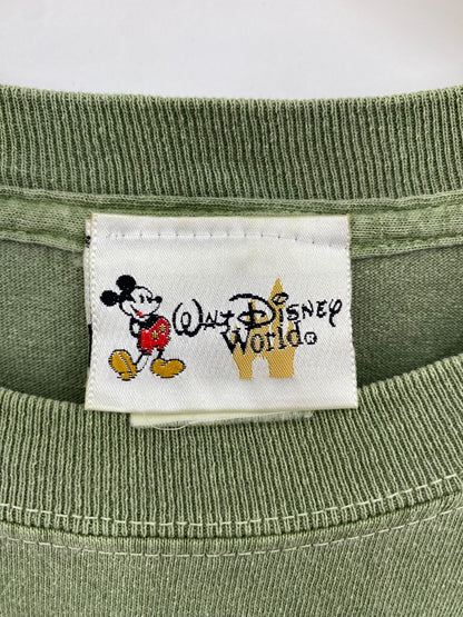 【古着】WALT Disney World Mickey FISHING CHARTERS Short Sleeve Tee XL
