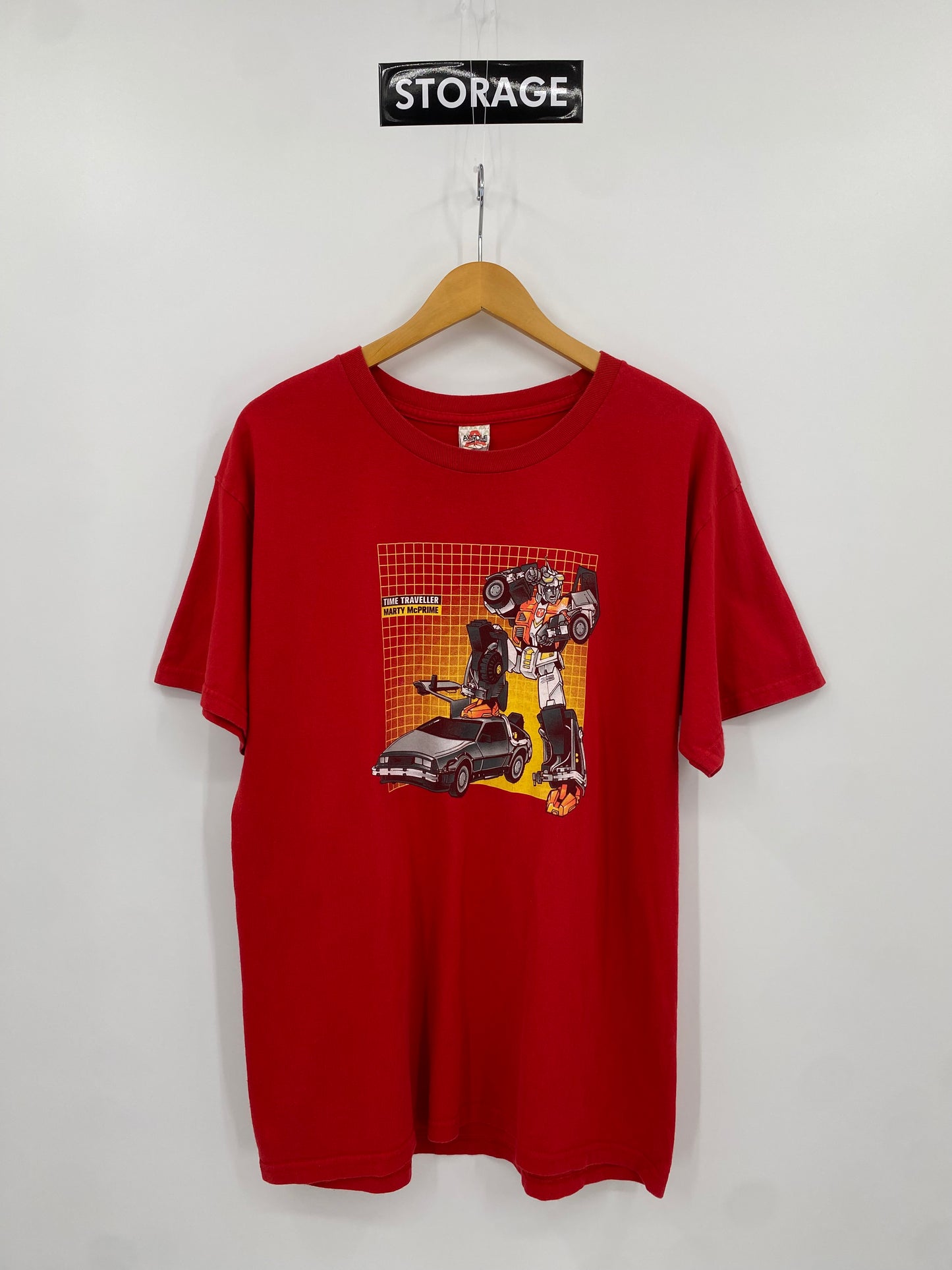 【古着】Transformers Marty McPrime Short Sleeve Tee L