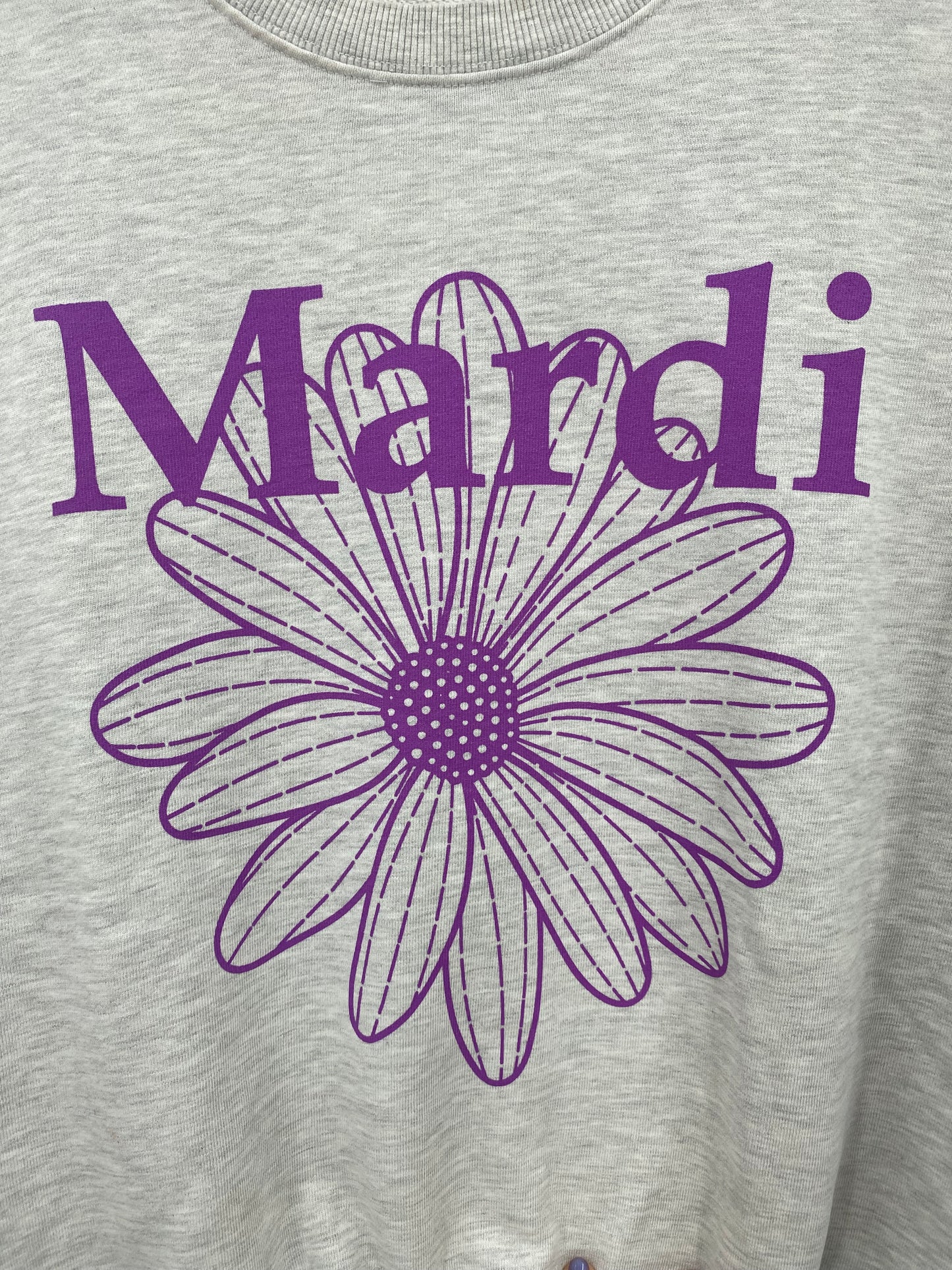 【古着】Mardi Mercredi FROWER MARDI Sweat Shirt