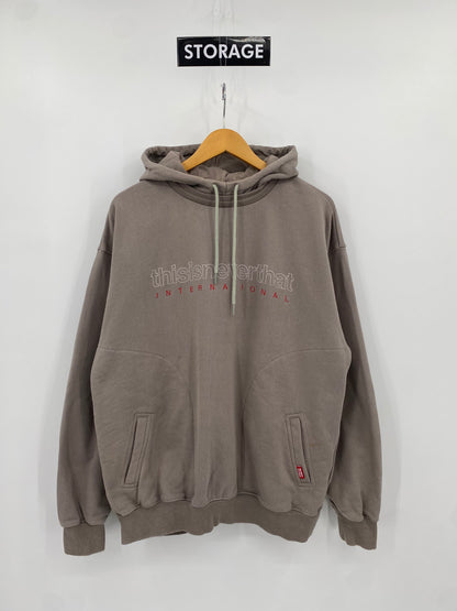 【古着】this is never that Sweat Hoodie L