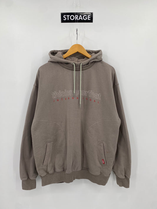 【古着】this is never that Sweat Hoodie L