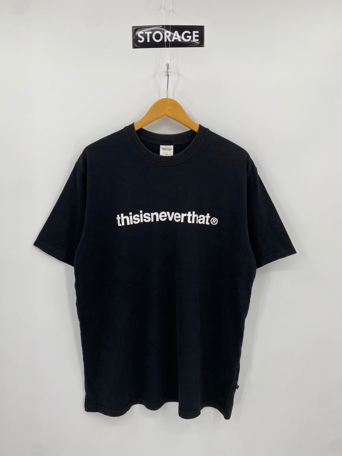 【古着】this is never that Tee L
