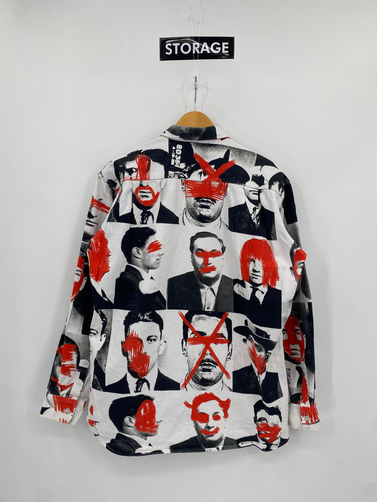 【古着】I AM NOT A HUMAN BEING Design Shirt L