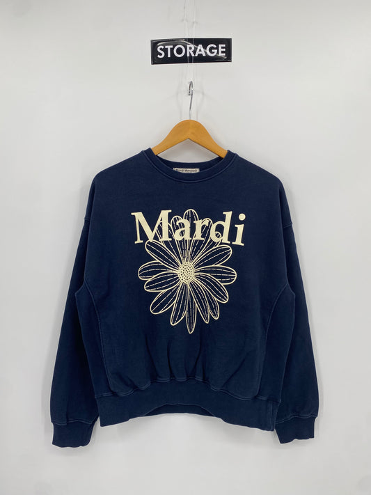 【古着】Mardi Mercredi FROWER MARDI Sweat Shirt