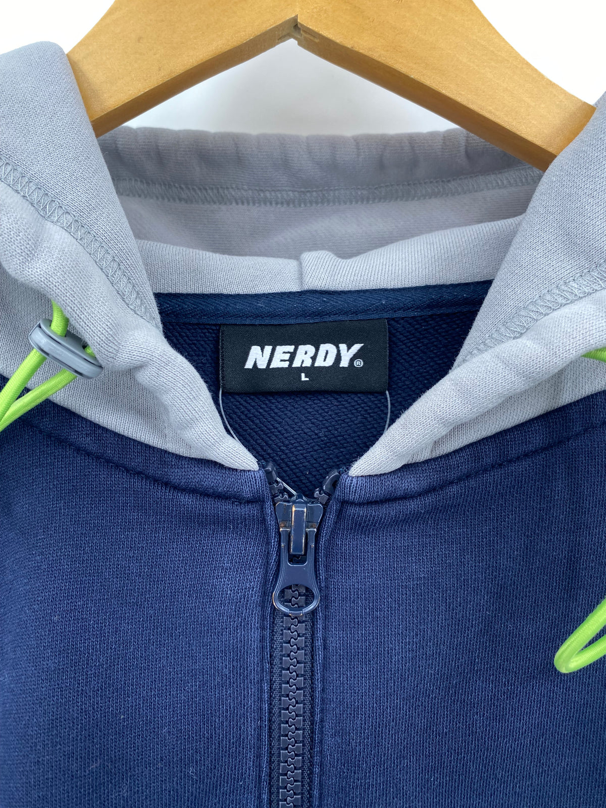 【古着】NERDY Sweat Zip Hoodie L