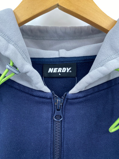 【古着】NERDY Sweat Zip Hoodie L