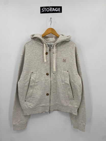 【古着】SATUR Sweat Zip Hoodie shirt L