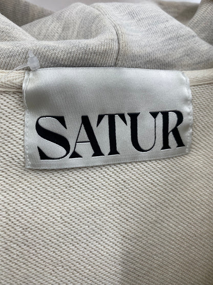 【古着】SATUR Sweat Zip Hoodie shirt L