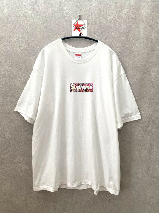 【中古】20ss Supreme Takashi Murakami COVID-19 Relief Box Logo Tee XL