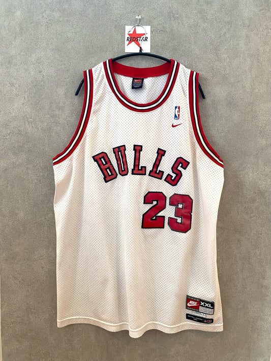 【古着】TEAM NIKE NBA CHICAGO BULLS MICHAEL JORDAN GAME SHIRT Jersey XXL