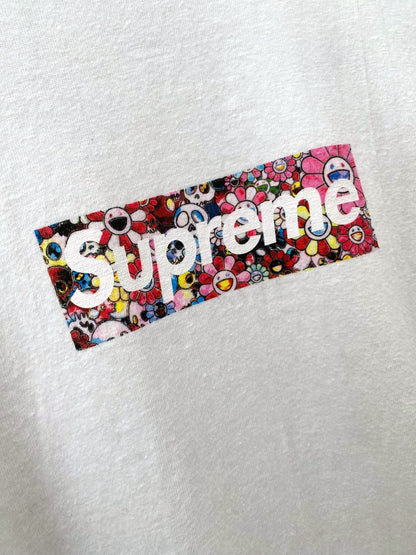 【中古】20ss Supreme Takashi Murakami COVID-19 Relief Box Logo Tee XL