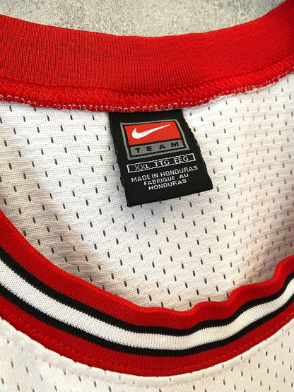 【古着】TEAM NIKE NBA CHICAGO BULLS MICHAEL JORDAN GAME SHIRT Jersey XXL