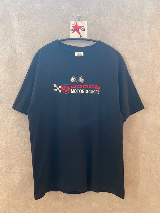 【古着】00s DODGE MOTOR SPORTS advertising Tee L