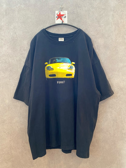 【古着】Porsche advertising Tee 2XL