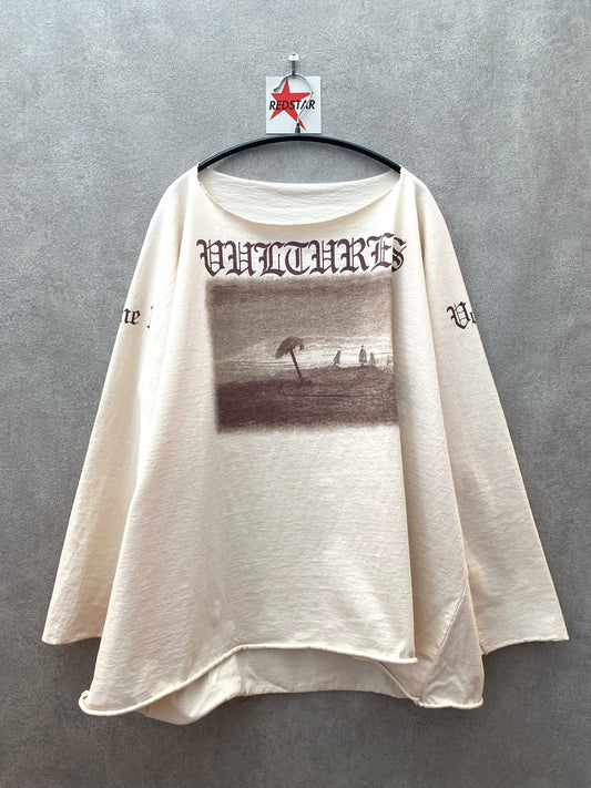 【中古】YZY Kanye West Vultures long sleeve Tee XL