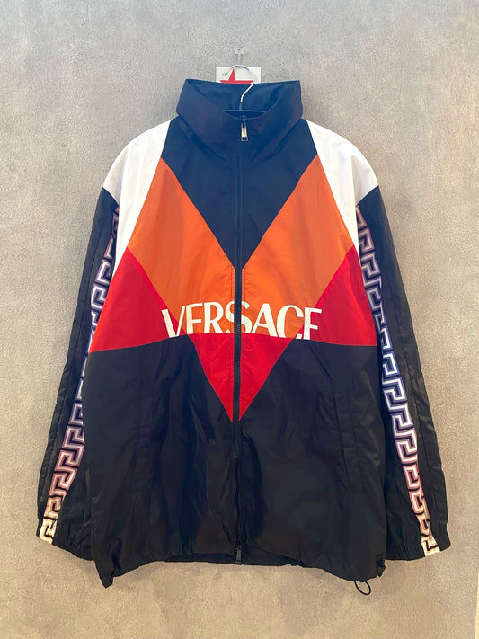【中古】VERSACE Logo Track Jacket 46