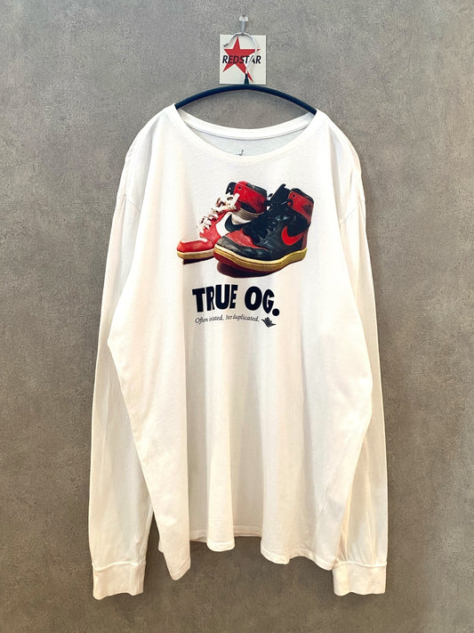 【古着】Air Jordan True OG Long Sleeve Tee L