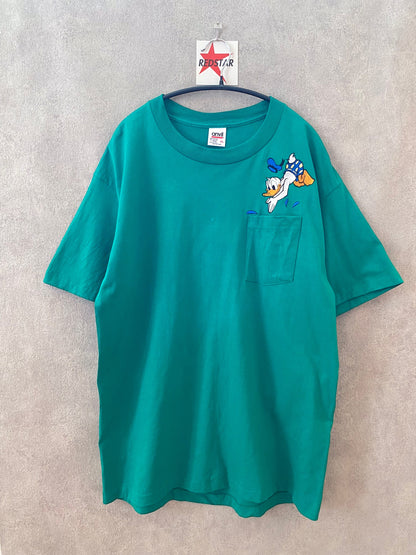 【デッドストック】Disney Donald dead stock boot Tee XL