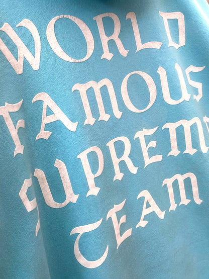 【中古】90s Supreme world famous hoodie XL