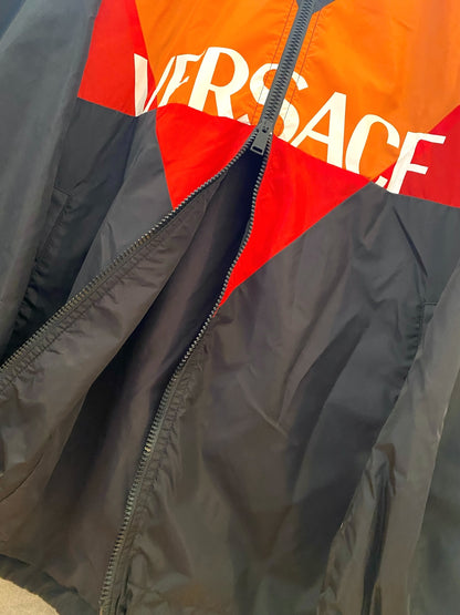 【中古】VERSACE Logo Track Jacket 46