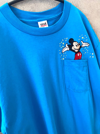 【デッドストック】Disney Mickey dead stock boot Tee XL