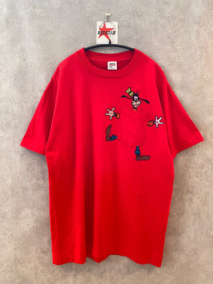 【デッドストック】Disney Goofy dead stock boot Tee XL