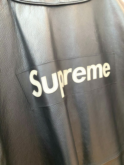 【中古】Supreme NIKE Leather Baseball Jersey L