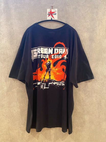 【古着】GREEN DAY OFFICIAL 2010 TOUR Tee 2XL