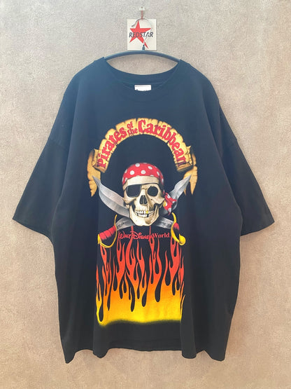 【古着】Pirates of the Caribbean Disney Tee 2XL