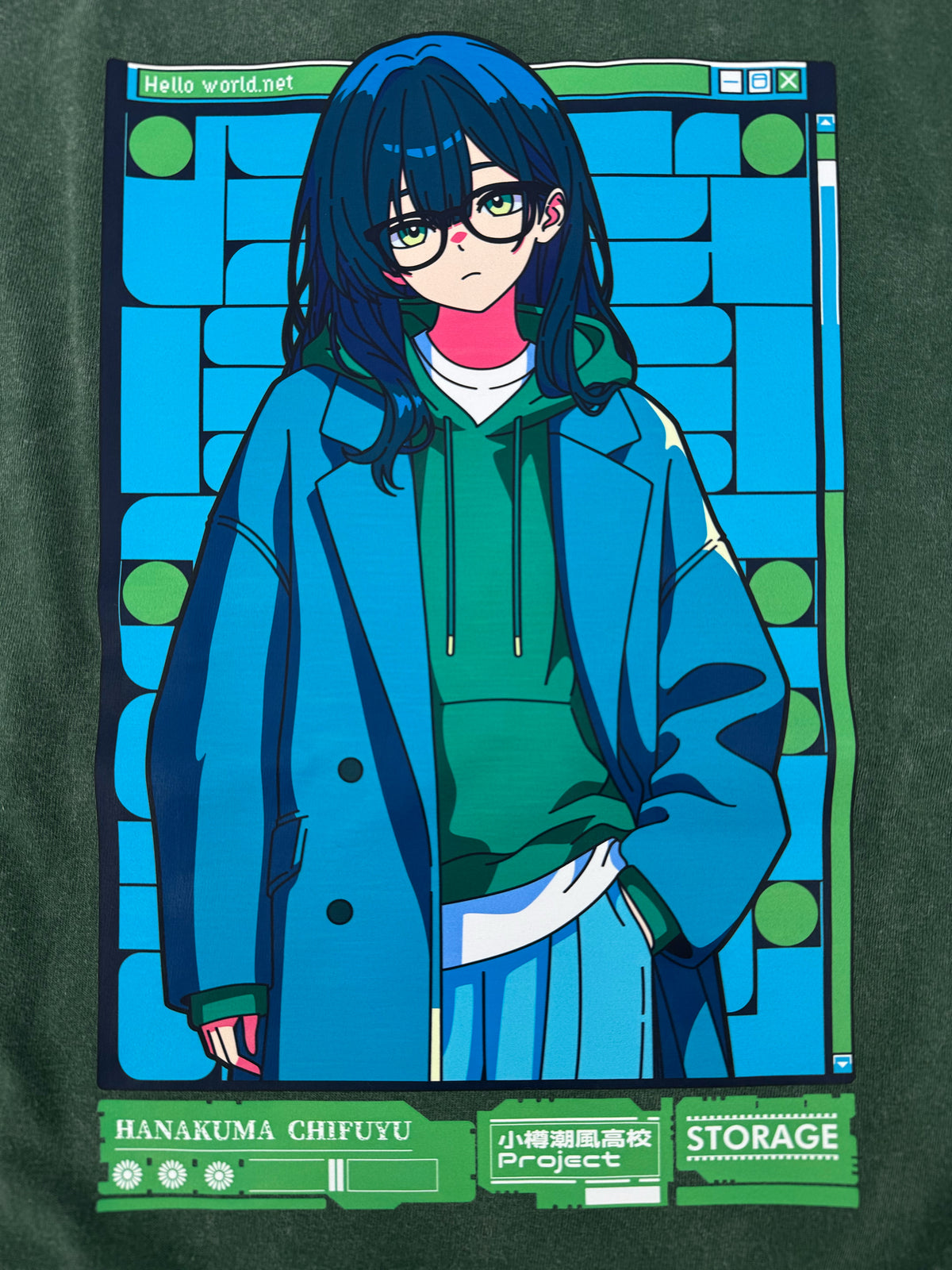 【コラボオリジナル商品】STORAGE × 小樽潮風高校 花隈千冬 Tシャツ